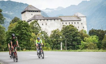Triathlon training in de Alpen