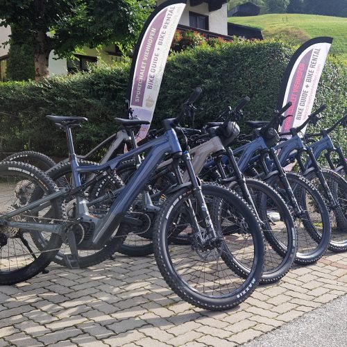 Verhuur E-bikes bij Sportchalet Viehhofen