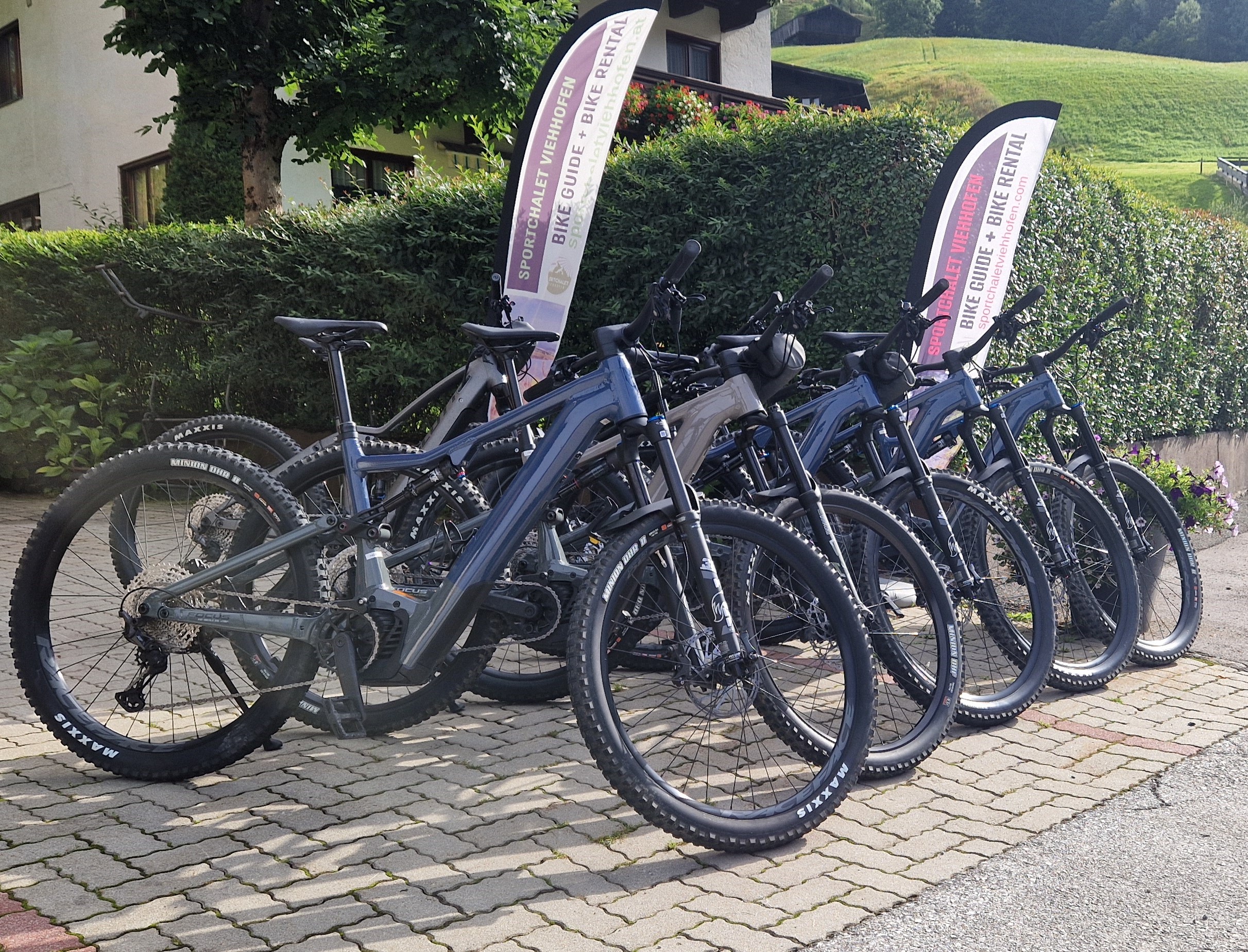 Verhuur E-bikes bij Sportchalet Viehhofen